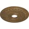 Ekena Millwork Munich Ceiling Medallion (Fits Canopies up to 5 5/8"), 17 1/2"OD x 3 5/8"ID x 1"P, Rubbed Bronze CM17MURZS - alternate 4
